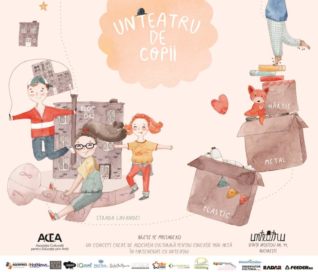 Unteatru de copii – Spectacole dedicate publicului tânăr din București