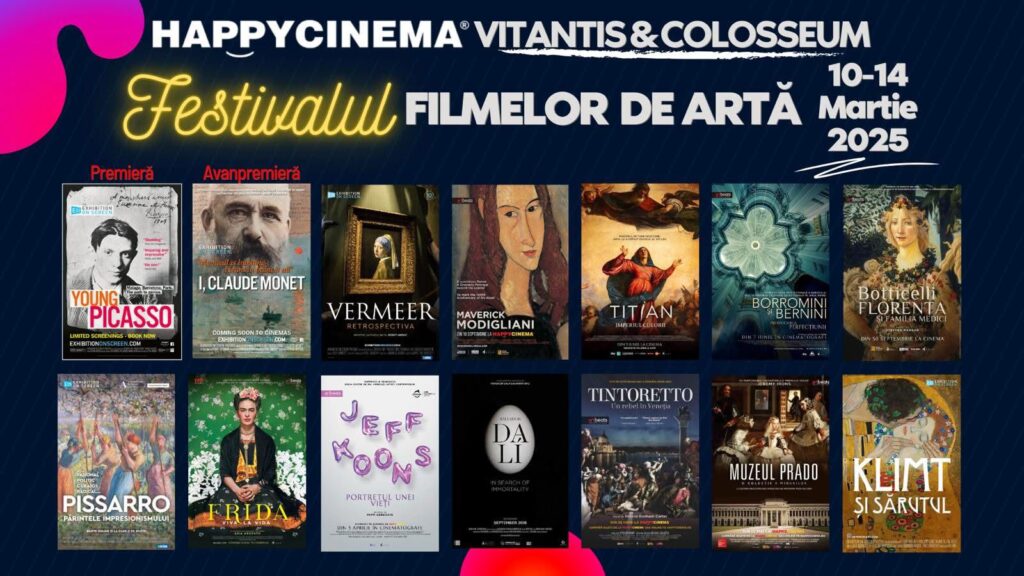 Festivalul Filmelor de Artă la Happy Cinema: o călătorie cinematografică prin istoria artei