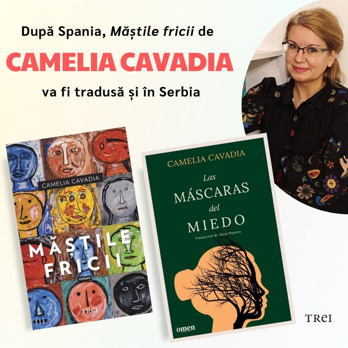 După Spania, Măștile fricii , de Camelia Cavadia va fi tradusă și în Serbia