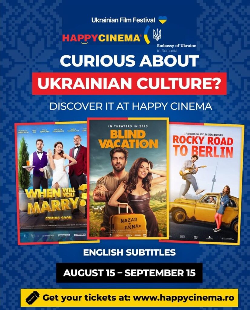 Filme premiate și povești memorabile la Festivalul de Film Ucrainean de la Happy Cinema