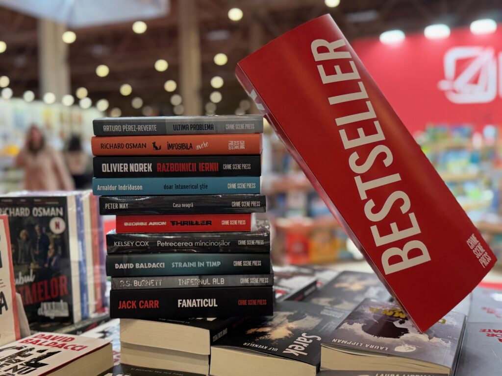 Titlurile Crime Scene Press care au cucerit cititorii la Gaudeamus 2025