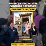 Proiecție specială la Happy Cinema a filmului „Dragoste la țară” în prezența cuplului Ana Iorga și Adrian Elicopter