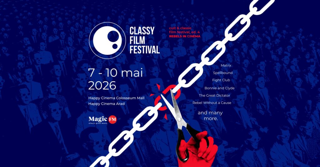 Classy Film Festival, o experiență curatoriată dedicată capodoperelor cinematografice, revine la Happy Cinema