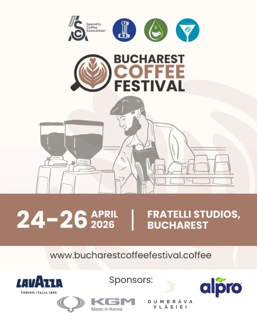 Trei zile în care cafeaua se dă în spectacol: Bucharest Coffee Festival are loc între 24 și 26 aprilie