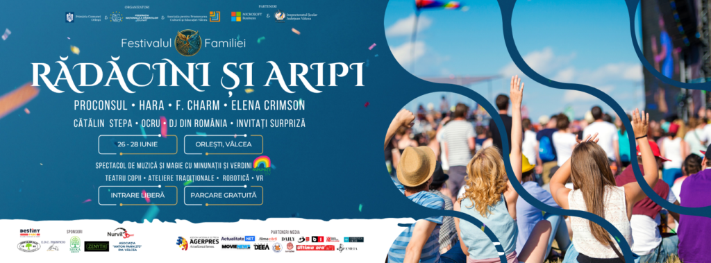 „Rădăcini și Aripi – Festivalul Familiei” aduce împreună tradiția și inovația într-un weekend dedicat bucuriei de a fi împreună.