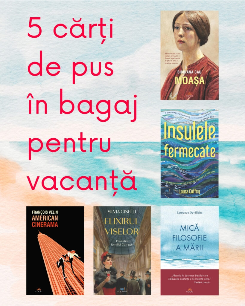 5 cărți de pus în bagaj pentru vacanță