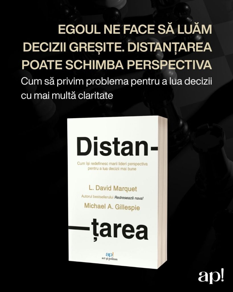 Egoul ne face să luăm decizii greșite. Distanțarea poate schimba perspectiva