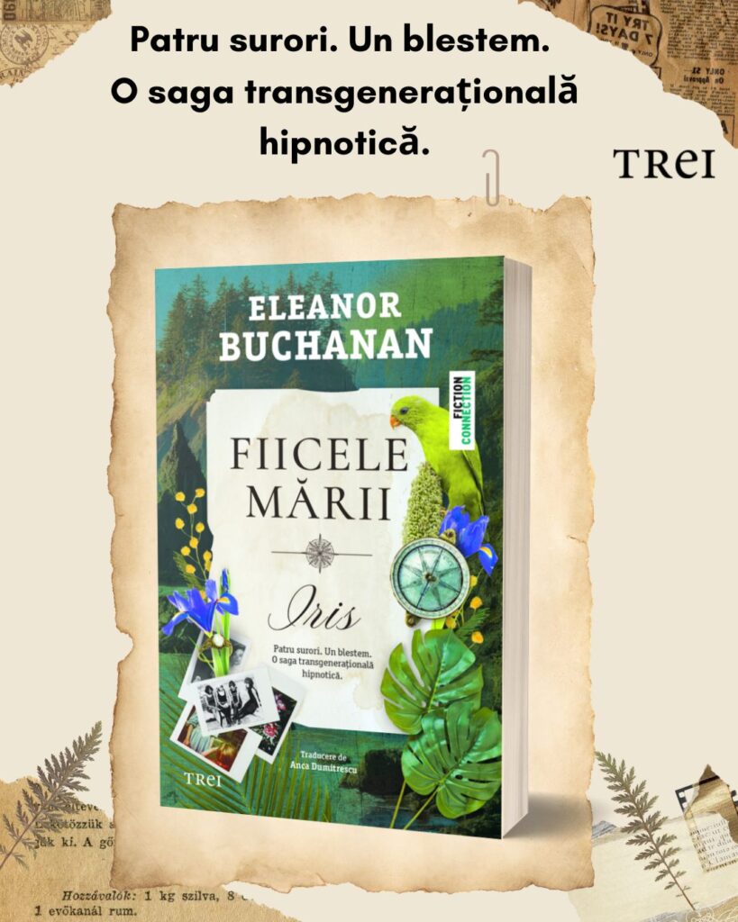 Editura Trei publică Fiicele mării. Iris de Eleanor Buchnan, primul volum al seriei Sea Stone Sisters